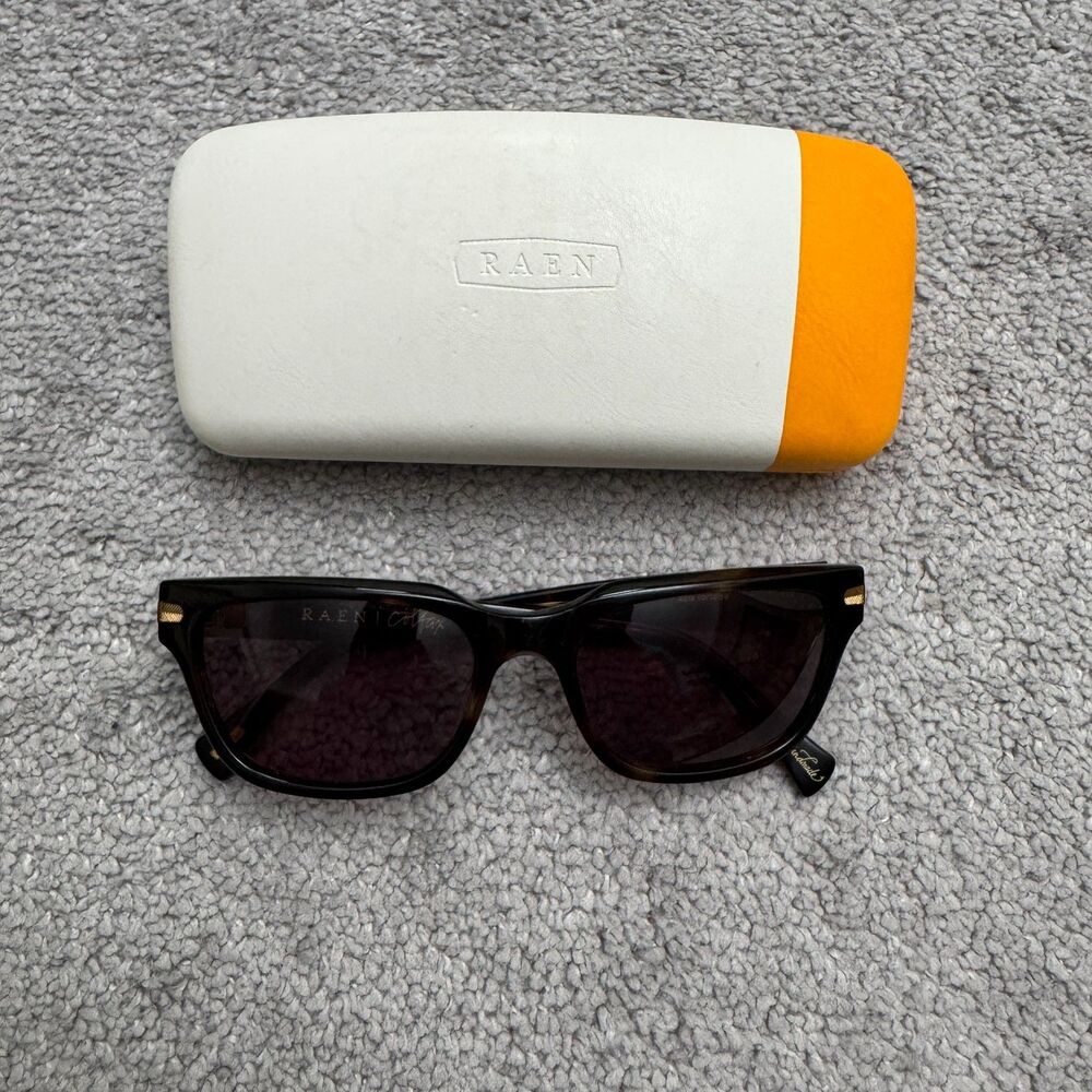 RAEN Optics Colfax Womens Kola Tortoise Acetate Sunglasses Retro Frame With Case